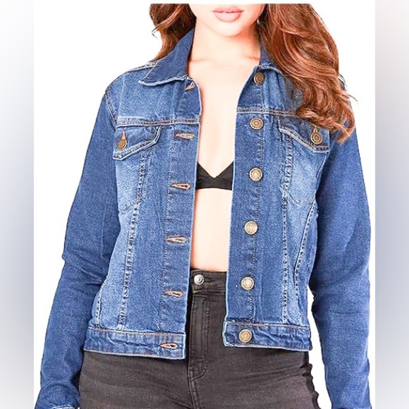 NWOT Bagatelle Denim Jean Jacket Size Medium - Picture 10 of 10